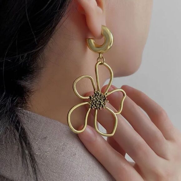 boho flower drop A324 - Picture 3 of 6